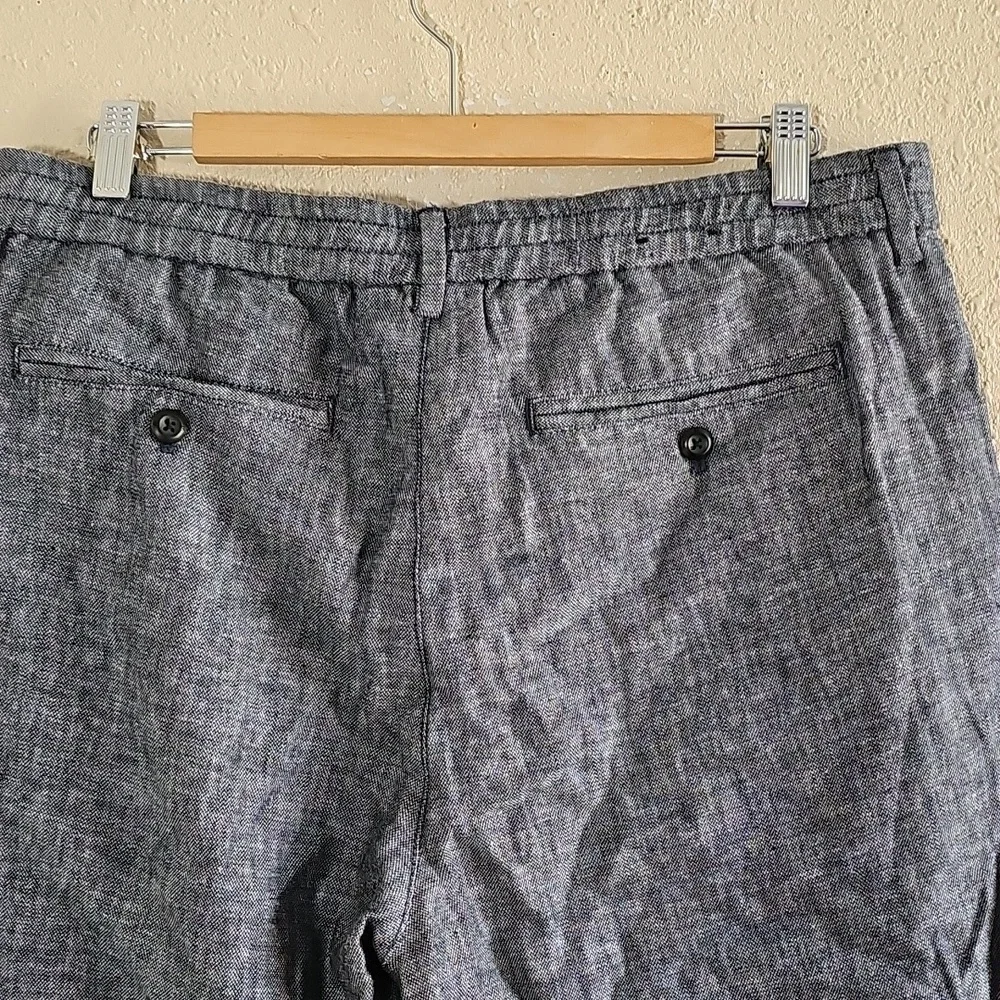 Banana Republic Gray Chinos with Tapered Legs.